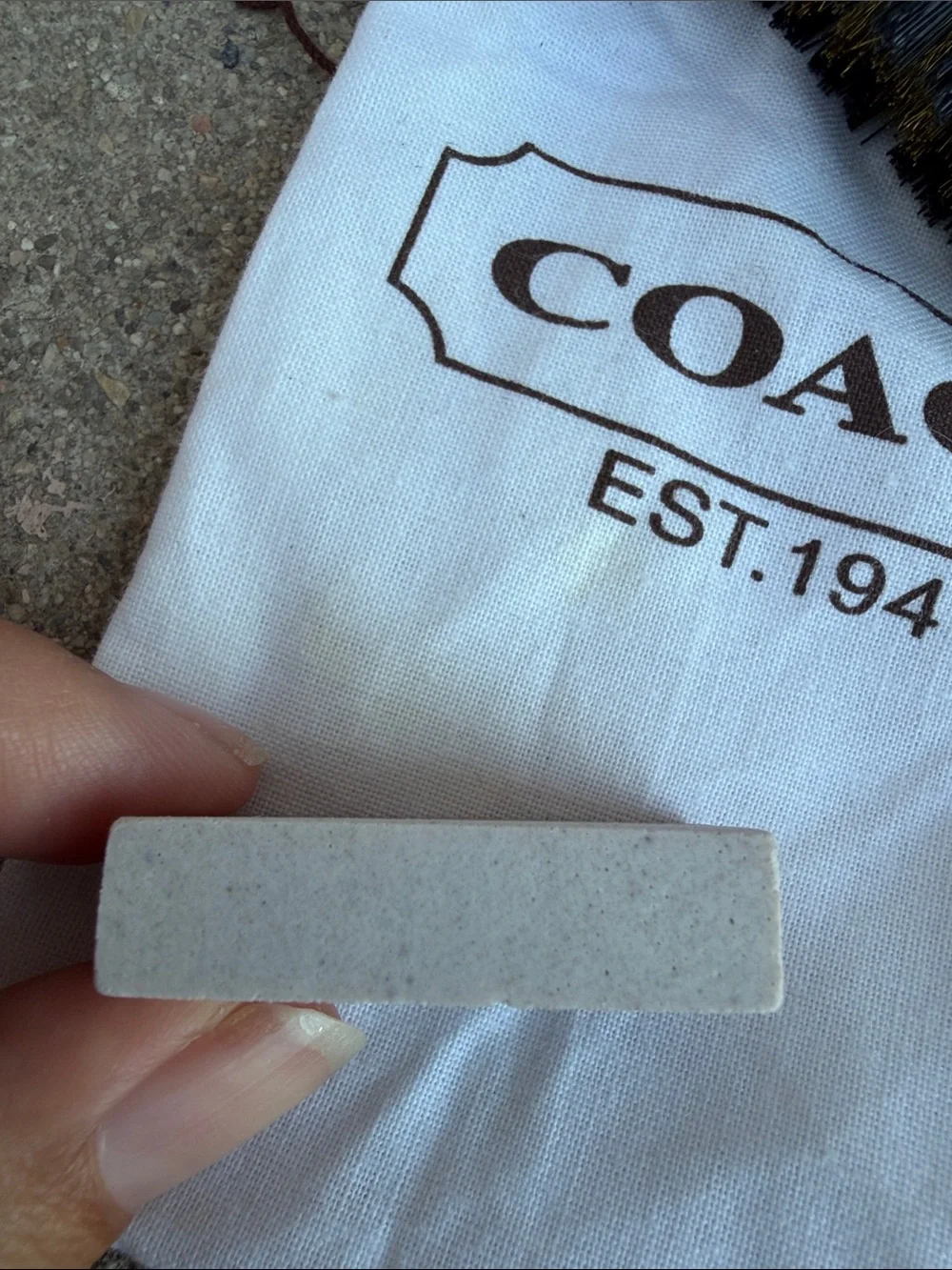 Coach suede nubuck